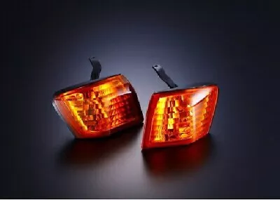 $115.94 • Buy D-MAX Silvia S14 200SX Kouki Turn Signal Corner Light Orange Right Left Set
