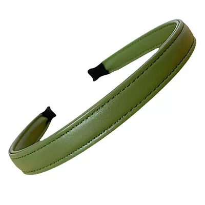 Anti Slip PU Leather Headband Vintage Daily Hair Hoop Reusable Women Party • $6.43