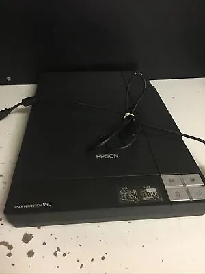 $30 • Buy Epson Perfection V30 Photo Flatbed Color Scanner Missing Power  Cable Parts Only