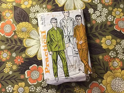 Vintage Sewing Pattern Practical Pattern 5572 Pajamas Men • £3.99