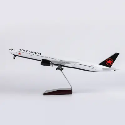 777 Boeing Air Canada Airways Metal Plane Model Aircraft Airlines 45cm Display • £54.99