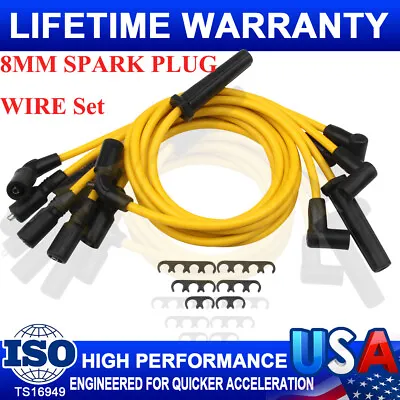 8mm Racing Spark Plug Wires Upgrade For Chevrolet GMC Jimmy Safari 4.3L V6 96-07 • $30.95