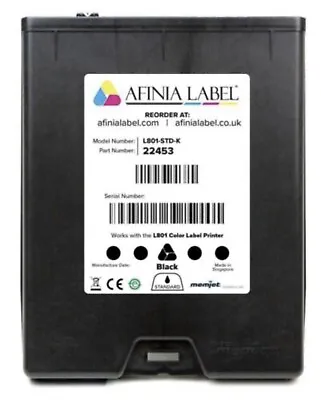 Afinia L801 Memjet Black Ink Cartridge 250 Ml FREE DELIVERY • $225