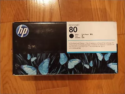 2020 Genuine Hp #80 Black Printhead / Cleaner Designjet 1000 1050 C4820a Sealed • $218