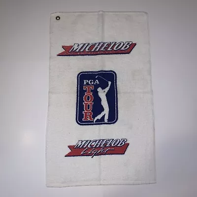 Michelob PGA Tour Golf Towel Red White And Blue • $9.99