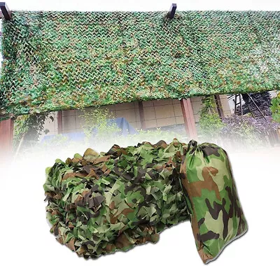 2mx4m Camo Net Hunting Shooting Camouflage Hide Army Camping Woodland Netting UK • £12.89