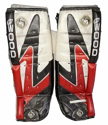 Sherwood GP 9960 SR Goalie Leg Pads - Hockey 34  Vintage Adult Goal Gear 2005 • $169.15