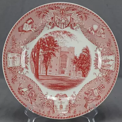 Wedgwood Washington Hall United States Military Academy Red Transferware Plate • $50