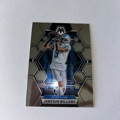 2023 Panini Mosaic Silver Prizm 187 Jameson Williams Detroit Lions  • $24.99