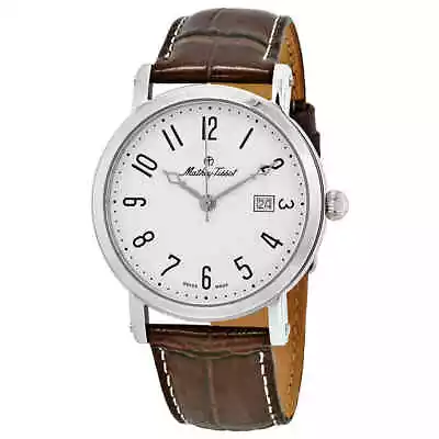 Mathey-Tissot City White Dial Brown Leather Men's Watch H611251AG • $83.58