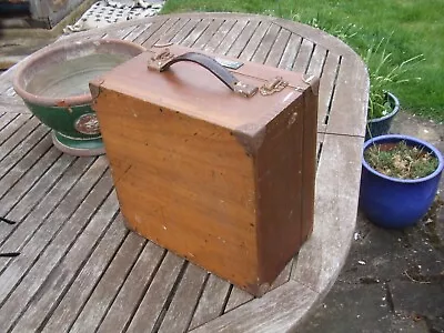 VINTAGE MILITARY (up Arrow Mark) Storage Box Very Strong  Great Joints • £35