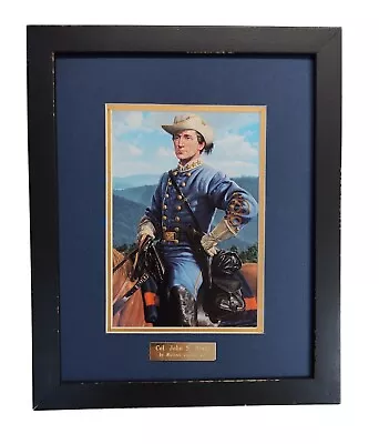 Civil War Framed Print Col. John S. Mosby By Artist Michael Gnatek Jr. • $34.95