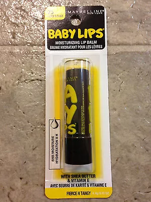 New Maybelline Baby Lips Lip Balm Electro Fierce N Tangy 75 Neon Limited Edition • $6.99