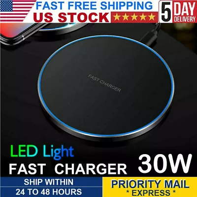 Fast 30W Wireless Charger Bracket Charging Dock For IPhone 8 X 11 Series 12 14 • $12.99
