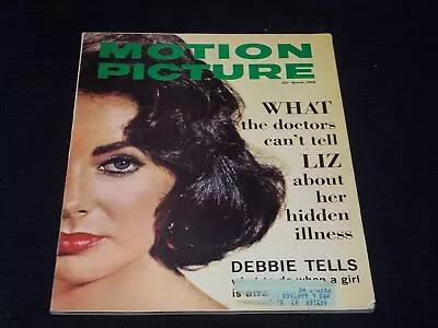 1960 March Motion Picture Magazine - Elizabeth Taylor Front Cover - E 3919 • $45