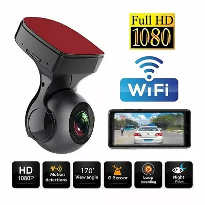 HD 1080P Mini Car Wifi Dash Camera Cam Video DVR Recorder Night Vision G-sensor • $41.99