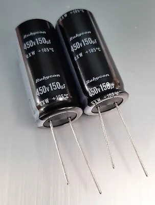 £5 • Buy Capacitor, 150uF, 450V, Rubycon, QXW 105C, Pack Of 2