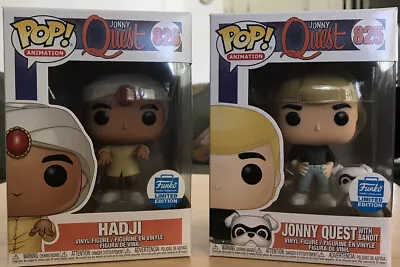 IN HAND Funko POP! Animation Jonny Quest With Bandit & Hadji 2-Pack Bundle Shop • $40