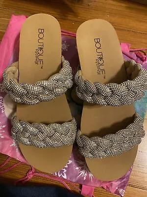 Brand New Corky Mystic Blinged Braided Wedge Size 9 NEW • $25