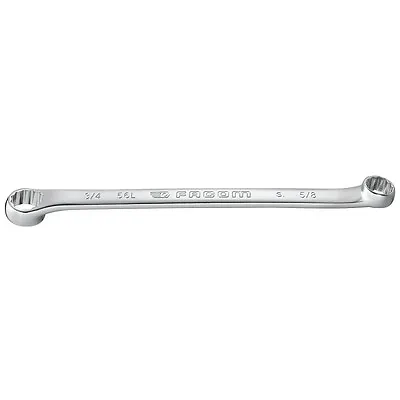 Facom 56L.5/16X3/8 10° Offset Long Double Ring Spanner 5/16  X 3/8  AF • £13.35