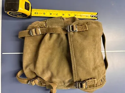US Army Field Gear Dated 1960 Canvas Combat Field Butt Pack • $60