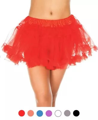 Brand New Plus Size Double Layer Soft Mesh Petticoat Music Legs 721Q • $21.99