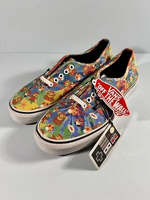 VANS Authentic X Nintendo Super Mario Bros 2016 Game Over Men's Size 8.5 NWT • $45