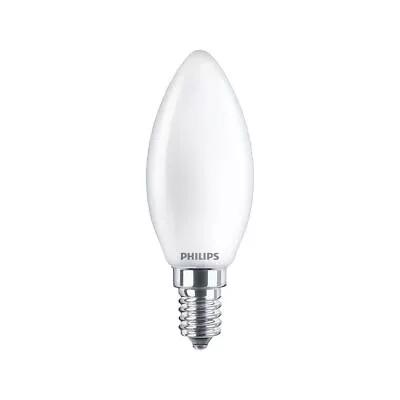 Philips P45 E14 LED 470Lm Frosted 3.5W Frosted Glass Candle • $15.14