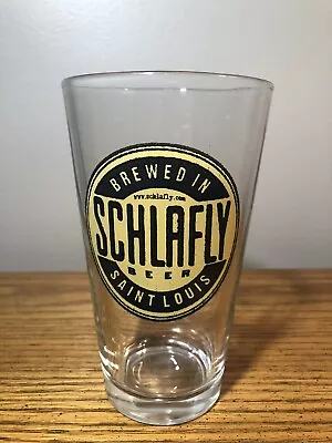 Vintage Schlafly Beer Pint Glass Jack Patricks  Saint Louis Mint • $7.99