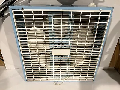 Vintage Galaxy Turbo Stream Jet 20” Portable Electric Box Fan Original Box • $150