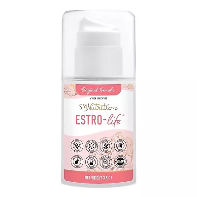 Estro-Life Cream SM Nutrition Original Formula 3.5 Oz. NEW Sealed BB 03/25 • $19.95