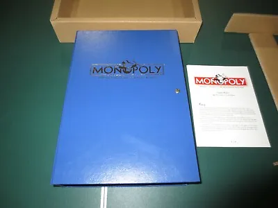 NEW Monopoly Bookshelf Limited Blue Book Collectors Edition Hasbro #360/10000 • $99.99