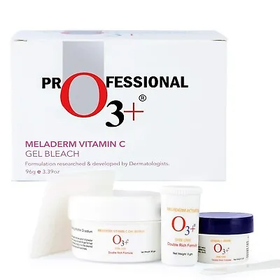 O3+ Meladerm Vitamin C Gel Bleach For Skin Whitening And Hair Lightening (96 G) • $28.49