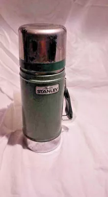 VTG Stanley Green Heavy Duty Thermos W/ Patina No-135 • $19.95