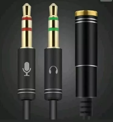 £3.18 • Buy Copper 3.5mm Y Splitter 1 Jack Male To 2 Female Headphone Audio Adapter Cable