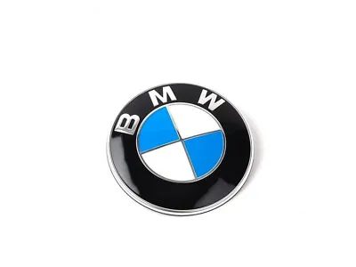 $17.99 • Buy 82mm BMW Bonnet Boot Hood Badge Emblem For E30 E36 E46 E90 E87 X5 M3 51148132375
