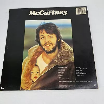 Paul McCartney Self-Titled Debut Solo Vinyl LP Columbia 36478 Maybe I'm Amazed • $12.99