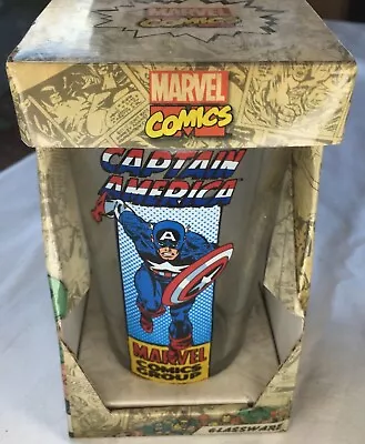 Marvel Comics - Captain America - Glassware - New In Box - Marvel.com • $15