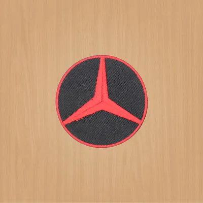 Embroidery Patch Iron On Sew On Patch Mercedes Red Patch  Cars Patch  • $4.38