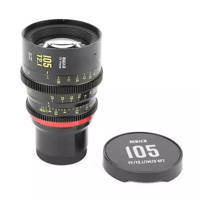 Meike FF-Prime Cine 105mm T2.1 Lens (E-Mount Feet/Meters) - SKU#1771158 • $749