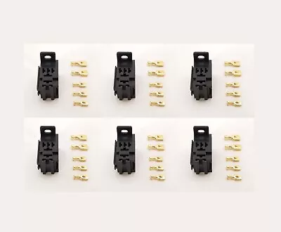 Micro Relay Socket With Terminals - With Mounting Tab - 6 Pack • $32.99