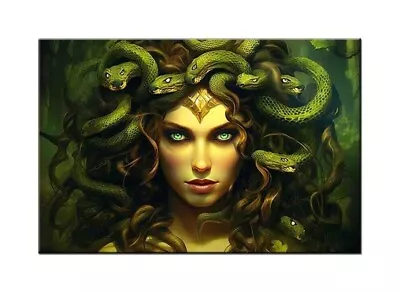 Home Art Wall Decor Medusa Fantasy Oil Painting Picture Printed On Canvas • $79.77