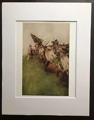 Howard Pyle  The Nation Makers  11 X 14 Matted Art Print-1906 • $22.49