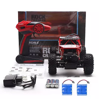 4WD RC Monster Truck Off-Road 1/18 Vehicle 2.4G Remote Control Buggy Crawler Car • $29.98