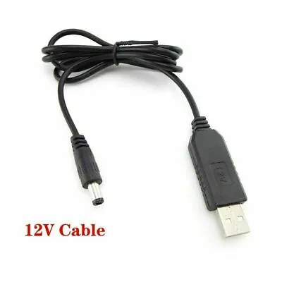 USB 5V To 12V Boost Step Up Power Supply Cable Converter • £1.49