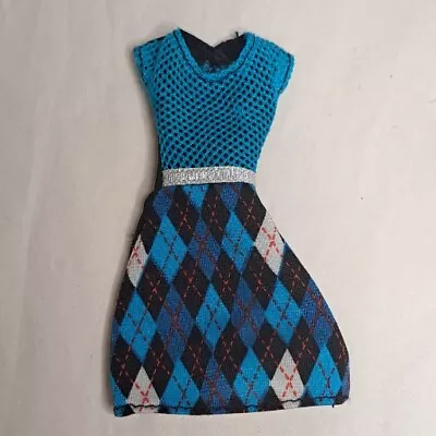 Monster High Doll Clothes Basic Frankie Stein Blue Black Dress • $5.99