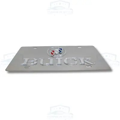 Buick 3D Mirror Emblem Premium Chrome Steel License Plate Official Licensed • $39.95