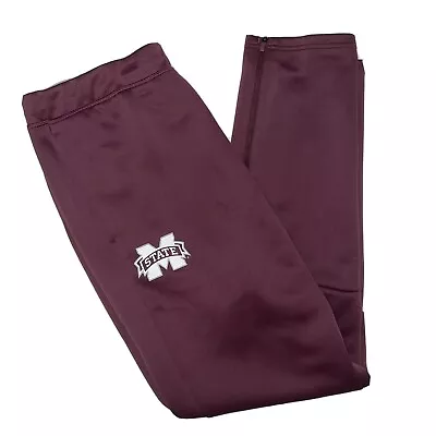 Adidas Mississippi State Bulldogs Game Mode Pants Tapered Joggers Size XL EC4145 • $40