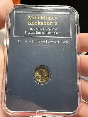 2022 1/2 Gram Royal Australian Mint Gold Mini Kookaburra Coin • $89.99