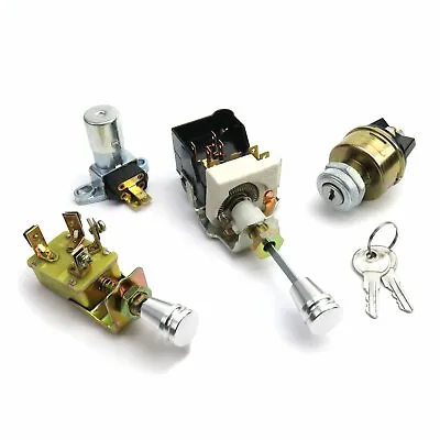 Street Rat Rod GM Switch Kit Dimmer - Headlight W/ Knob Lever - Ignition - Wiper • $69.99